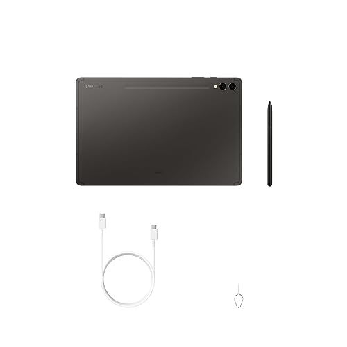 Samsung Galaxy Tab S9+ AI-Android-Tablet, 5G, 512 GB / 12 GB RAM, MicroSD-Kartenslot, Inkl. S Pen, Simlockfrei ohne Vertrag, Graphit, Inkl. 36 Monate Herstellergarantie [Exklusiv bei Amazon]