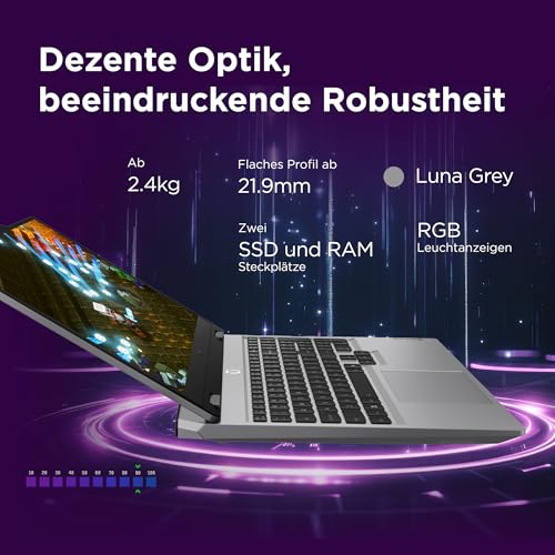 Lenovo LOQ Gaming AI Laptop | 15.6" Full HD 144Hz | NVIDIA GeForce RTX 5060 8GB | Intel Core i7-13650HX | 32GB RAM | 1TB SSD | Win11 | QWERTZ | RGB-beleuchtete Tastatur | Grau | 3 Monate GamePass