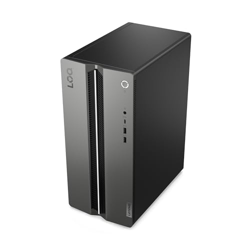 Lenovo LOQ Tower Gaming Desktop-PC, NVIDIA GeForce RTX 5060, Intel Core i5-14400F, 16 GB RAM, 1 TB SSD, Win11