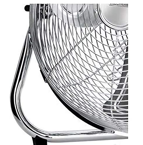 MPM MWP-04 Industrieller Bodenventilator Metallgehäuse, 3 Metallblätter 35cm, 3 Geschwindigkeiten, leistungsstarker, leiser Motor 60W