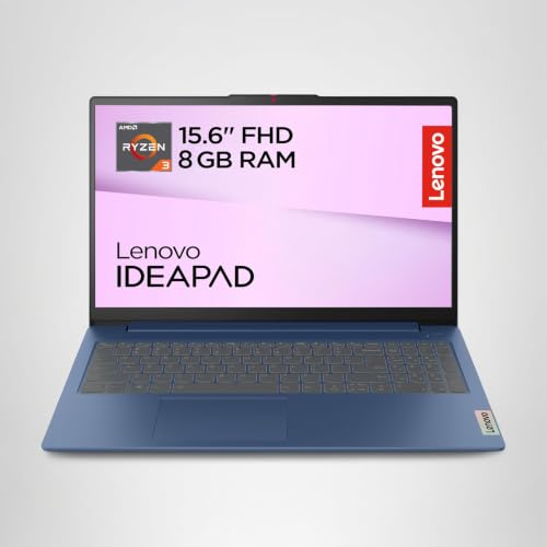 Lenovo IdeaPad Slim 3 | Laptop | Ryzen 3 | 8GB | 512GB | 15.6" Full HD Display | AMD Ryzen 3 30 | 512GB SSD | 8 GB RAM | AMD Radeon 610M Grafik | QWERTZ | Windows 11 | Blau