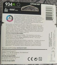 Original HP 934XL Schwarz Tintenpatronen  DE-Kostenloser versand! MHD:  Jun 2022
