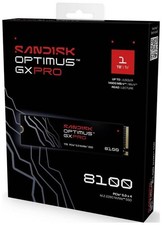 1TB SANDISK Optimus GX PRO 8100 NVMe SSD M.2 2280 PCIe 5.0 Speicher Festplatte
