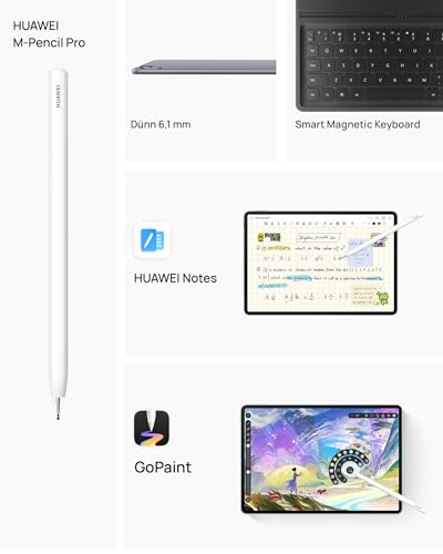 HUAWEI MatePad 11.5 S 2026 Tablet mit Tastatur und M-Pencil-Pro, 12+256GB | 2.8K 144Hz Ultraklares PaperMatte Display, 8800 mAh Akkus, 40W SuperCharge, WiFi 6, Gaming, 30 Monate Garantie