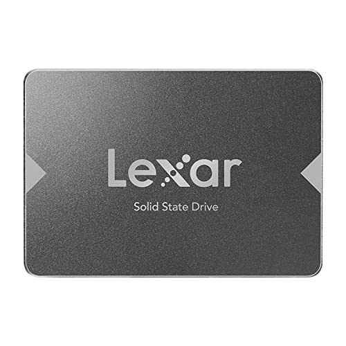Lexar NS100 2,5" SATA III (6Gb/s) Interne SSD 512GB, Solid-State-Laufwerk, SSD Festplatte Interne bis zu 550 MB/s Lesen, SATA SSD für Laptop, Desktop-Computer/PC