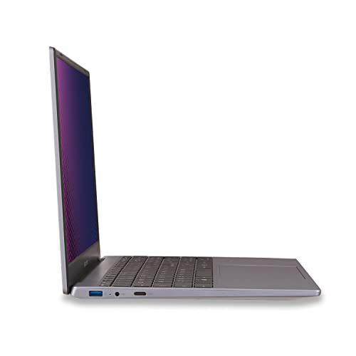 Microtech CoreBook CB15SH3A Notebook, Windows 11 Home, AMD Ryzen 3-3200U, RAM 16 GB, SSD 512 GB, Radeon Vega 3, 15,6" FHD Display, Nummernblock, inkl. mehrsprachiger Tastaturabdeckung, grau