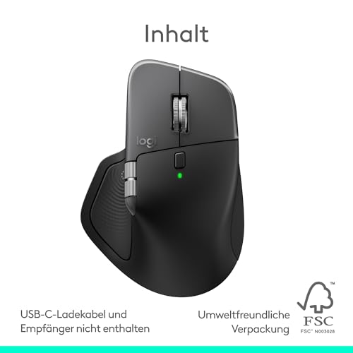 Logitech MX Master 4 for Mac, ergonomische Bluetooth-Maus