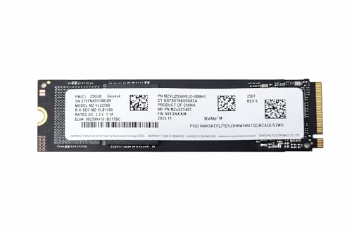 Samsung 256GB NVMe 2280 SSD MZ-VL82560