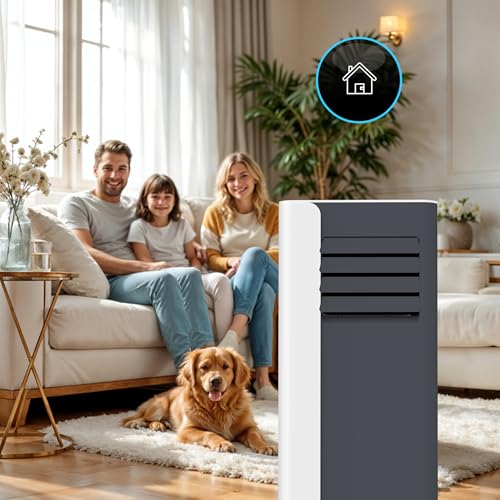 Climative Mobile Klimaanlage 9000 BTU WiFi Tuya Smart Klimaanlage Mobil mit Abluftschlauch Mini 2,6 kW 3-in-1 Portable Air Conditioner 26 m² Fensterabdichtung