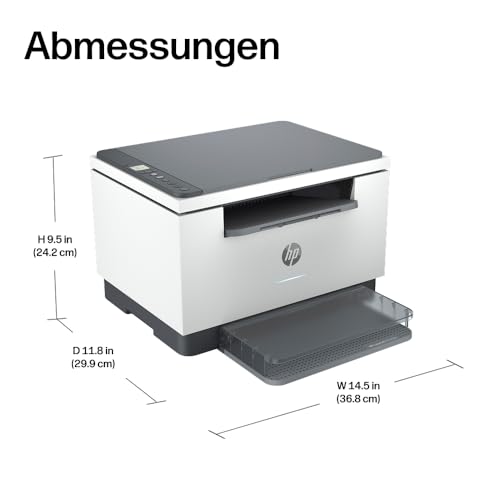 HP LaserJet MFP M234dw Multifunktionslaserdrucker, Schwarzweiß, 3-in-1 Drucker, Scanner, Kopierer, WLAN, LAN, Duplex, Airprint, 29 S/Min