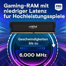 Crucial Pro DDR5-6000 32GB Kit (16GBx2) UDIMM CP2K16G60C36U5B NEU OVP Händler ✅