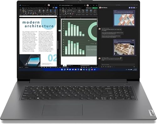 Lenovo Laptop - 17,3 Zoll FHD Display - Intel U300 5 x 4.40 GHz - 16 GB DDR4 RAM - 512 GB SSD - Intel UHD Graphics - Windows 11 Pro - MS Office - #7402