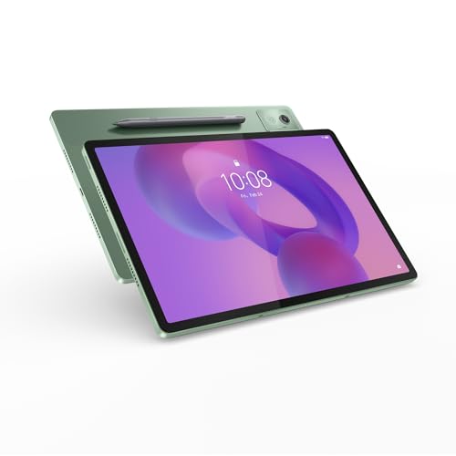 Lenovo Idea Tab Pro Tablet 32,7 cm (12,7 Zoll), 3K (MediaTek Dimensity 8300, 8 GB RAM, 256 GB UFS 4.0, 144 Hz, Wi-Fi 6E, Bluetooth 5.3, Android 14), Grün, inkl. Stift