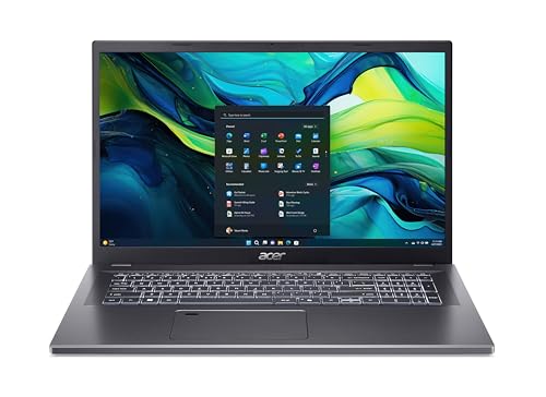 Acer Aspire 17 | Laptop | Intel Core 7 | 16GB | 1TB | mit Netzteil | 17" FHD IPS Display | Intel Core 7 150U | 16 GB RAM | 1 TB SSD | Intel Grafik | Windows 11 | QWERTZ Tastatur | A17-51M-73JJ