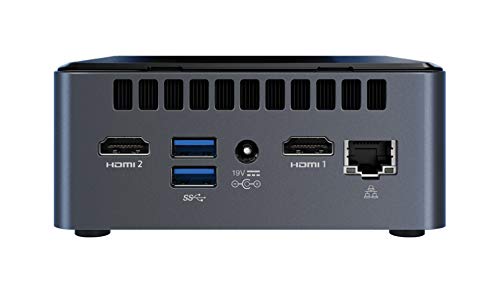 Intel NUC 8I3CYSN2 Mini-PC Core i3-8121U, 4 GB DDR4 RAM, 1 TB HDD, Radeon 540 2 GB, Windows 10