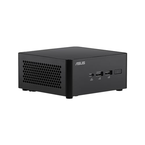 ASUS NUC 14 Pro Tall Mini PC RNUC14RVHU7089C2I | Intel Core Ultra 7 155H vPro Prozessor, Arc Grafik, 1TB Speicher, 2x 16GB RAM, WiFI 6E, Windows 11 Pro, mit EU-Netzkabel