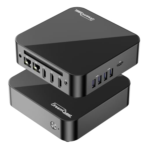 DreamQuest Mini PC Windows 11 Pro Intel N95 12GB LPDDR5 256GB M.2 SSD Micro Desktop Computer mit HDMI/LAN/BT 5.3/WiFi 6/4xUSB3.2 f&uuml;r Office Klein PC