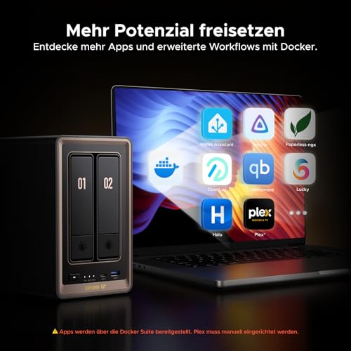 UGREEN NASync DXP2800 GT 2 Bay NAS für Smart Home und Creator (ohne HDD)