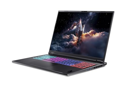 Acer Nitro 18 AI, Gaming Laptop, Ryzen 9, RTX 5060, 32GB RAM, 1TB SSD | 18" WQXGA 165Hz, AMD Ryzen AI 9 365, NVIDIA RTX 5060, 32GB RAM, 1TB SSD, Windows 11, QWERTZ, AN18-61-R8HK