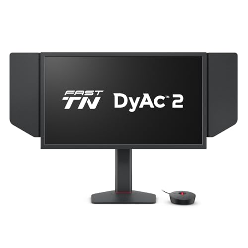 BenQ Zowie XL2546X 24 Zoll 240Hz Gaming Monitor für Esports, Fast TN, DyAc 2, 1080p, HDMI 2.0 X3, DisplayPort, XL Setting to Share, S Switch, Shielding Hood, Höhenverstellung, Progamer Base