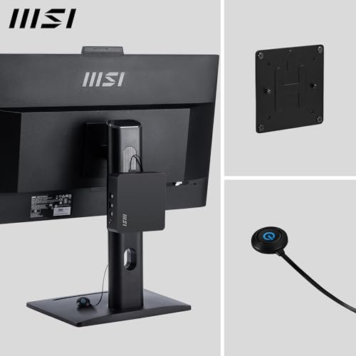 MSI Cubi NUC AI 1UMG-023DE– Intel® Core™ Ultra 5 125H CPU, 8 GB DDR5, 256 GB M.2 SSD, USB 10 Gbit/s Typ C und A, Thunderbolt™ 4 und HDMI™ 2.1, Wi-Fi 6E, Bluetooth 5.3 – Schwarz, Windows 11 Pro