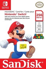 SanDisk microSDXC UHS-I Speicherkarte für Nintendo Switch 256 GB Super Mario