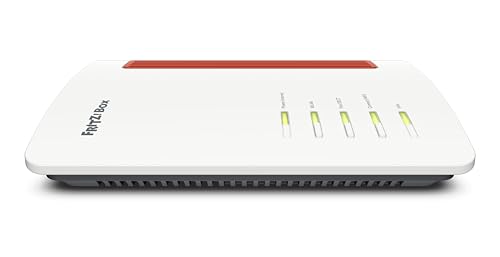 Fritz!Box 4690 Edition International, Wi-Fi 7 Mesh Router für DSL oder Fibre, bis zu 6960 Mbit/s Geschwindigkeit, 1x 10-Gigabit WAN/LAN, 3X 2.5-Gigabit LAN, DECT-Basis und Zigbee, Wi-Fi MESH und
