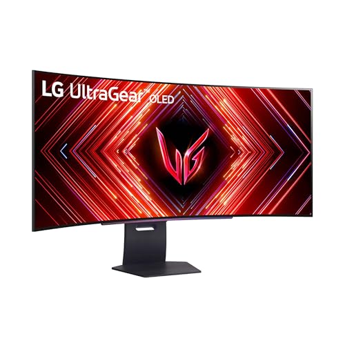 LG Ultragear™ 45GS95QX-B.AEU (45 Zoll) 21:9 Curved 800R WQHD OLED Gaming-Monitor, 240Hz, AMD FreeSync™ Premium Pro, DisplayHDR™ True Black 400, 2X HDMI 2.1, Grau
