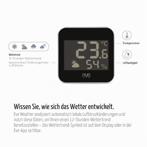 Eve Aqua - Smarte Bewässerungssteuerung per App oder Siri, automatisch bewässern & Weather - Connected Weather Station wit Apple HomeKit Technology for Tracking Temperature