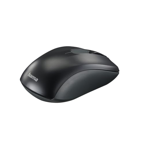Optische Funkmaus "AMW-200", 3 Tasten, Anthrazit/Schwarz | Optische Maus anthrazit/schwarz, mit USB-Nanoempfänger, für Notebook und PC