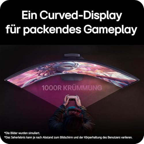 LG Ultragear™ 52G930B-B 52 Zoll 21:9 Curved 5K2K VA Gaming Monitor, 240Hz, DisplayHDR™ 600, AMD FreeSync Premium, USB-C (90W), Schwarz