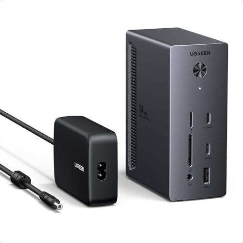 UGREEN Docking Station【Nur für Windows-Laptop】 2xHDMI & DP mit 8K/ 4K