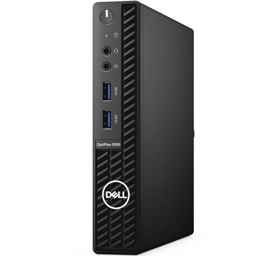 Dell OptiPlex 3080 Micro PC (Generalüberholt) CPU Intel i5-10400T, 16GB DDR4 RAM Speicher, 512GB SSD, HDMI & DP, Windows 11 Professional