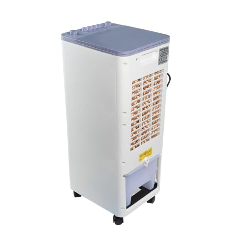 Klimagerät ohne abluftschlauch | 4 L Top Fill Wassertank | Luftkühler mit Kühlakkus - 3 Geschwindigkeiten | Mobiles Klimagerät mit Oszillation | ohne Fernbedienung