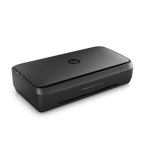 HP OfficeJet 250 mobiler Multifunktionsdrucker (Drucker Scanner, Kopierer, WLAN, ePrint, WiFi Direct, USB, 4800 x 1200 DPI) schwarz