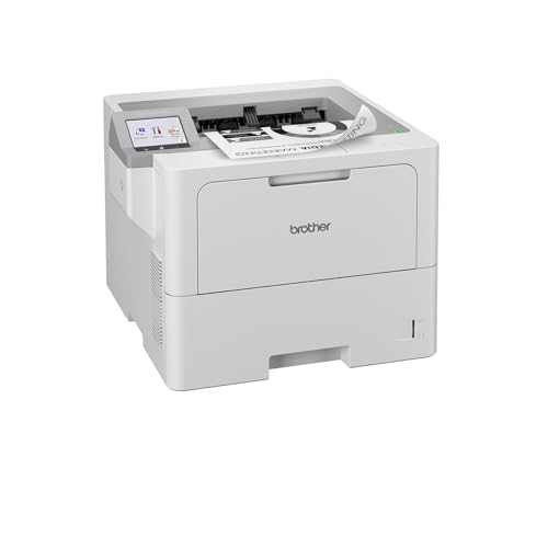 Brother HL-L6410DN, S/W-Laserdrucker, Duplex, LAN, 50 Seiten/Min. | Kassette 520 Blatt, erweiterbar, Gigabit-LAN und USB, Für hohe Druckvolumen
