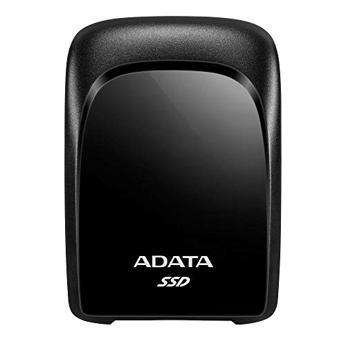 ADATA SC680 - 480 GB, externe Solid-State-Drive mit USB 3.2 Gen.2 Typ-C, 2.5 Zoll, schwarz, 480GB, ASC680-480GU32G2-CBK