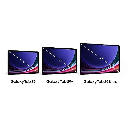 Samsung Galaxy Tab S9+ AI-Android-Tablet, 5G, 512 GB / 12 GB RAM, MicroSD-Kartenslot, Inkl. S Pen, Simlockfrei ohne Vertrag, Graphit, Inkl. 36 Monate Herstellergarantie [Exklusiv bei Amazon]