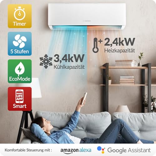 HANTECH Multi Split Klimaanlage H-PRO Inneneinheit 12000 BTU weiß