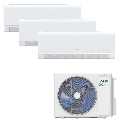 Belvit AUX Multi Split Klimaanlage Set, Mattweiß | 27.000 BTU, 3x 9.000 BTU