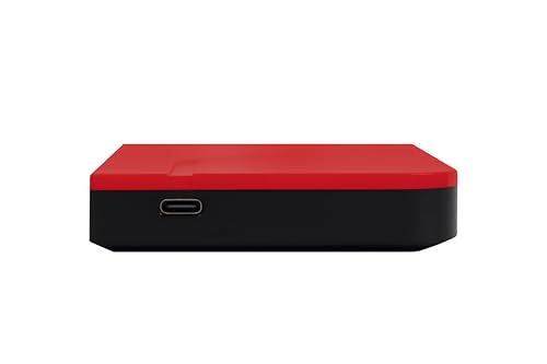 SureFire Gaming SSD, 2 TB Externe SSD Festplatte, USB 3.2 Gen 1, Portable Speichererweiterung, kompatibel mit Mac, Windows, PS5 und Xbox, rot