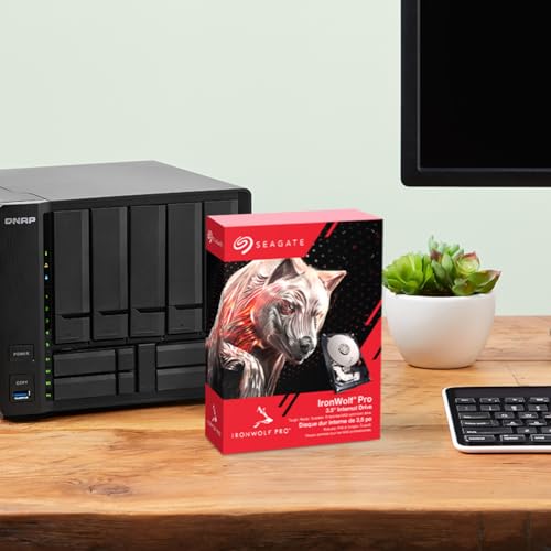 Seagate IronWolf Pro 16TB, NAS interne Festplatte HDD, 3.5 Zoll, 7200 U/Min, CMR, 256 MB Cache, SATA 6 GB/S, inkl. Data Rescue Service (ST16000NTZ01)