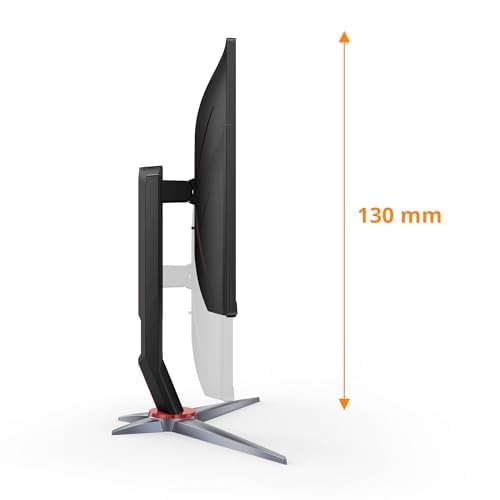 AOC Gaming 24G2ZE 60 cm (23,8 Zoll) Monitor (FHD, HDMI, DisplayPort, FreeSync, 0,5 ms Reaktionszeit (MPRT), 240 Hz, 1920 x 1080) schwarz/rot