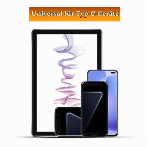Adapter USB C auf USB, OTG Typ C auf USB Adapter Kabel, kompatibel mit iPhone 16 Pro Max/15 Pro Max, iPad, MacBook Pro/Air, Samsung Galaxy S24/S23/S22/S21, Huawei