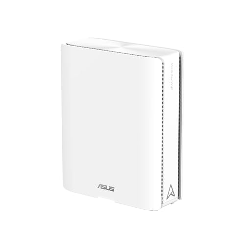 ASUS ZenWiFi BQ16 1er Pack BE2500 Quad Band WiFi7 Mesh Router | Weiß | bis 370qm, 2x 10G Ports, Smart Home Master mit Multi-SSD für IoT, VPN und Kindersicherung, 4G & 5G Mobile Tethering