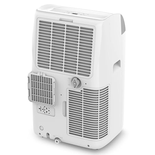 TechniSat TECHNIPOLAR 3 - mobiles Klimagerät mit Abluftschlauch, Weiß | bis 30 qm Raumgröße, 10000 BTU/h Kühlleistung, Luftentfeuchter, Ventilator, Timer, Fernbedienung, Fensterkitt, max. 64 dB