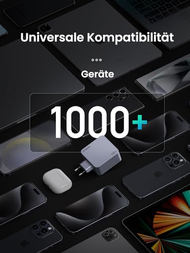 UGREEN Nexode Pro USB C Ladegerät 160W, GaN Mini Charger, 4-Port Netzteil | Schnellladegerät PPS 60W, 140W für Laptop, platzsparend, kompatibel mit MacBook Pro/Air/Neo, iPad, iPhone 17,Galaxy S26 Ultra