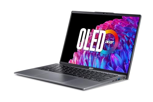 Acer Swift Go 14 OLED | Laptop | AMD Ryzen 7 | 32GB | 1TB | mit Netzteil | 14" OLED Display| AMD Ryzen 7 8845HS| 32GB RAM| 1TB SSD| AMD Radeon Graphics| Windows 11| QWERTZ Keyboard| SFG14-63-R81N