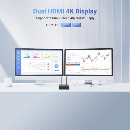 MINIX Z150-0dB lüfterloser Mini-PC, Intel N150 (aktualisiert N100), 8 GB DDR4/256 GB PCIe Gen3 x 4 SSD/4K Dual Display/2.5G LAN/USB-C/Windows 11 Pro/Auto Start, Home Office