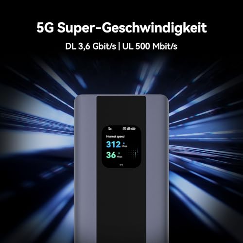 Huawei E6888-982 Router 5G Mobile WiFi Pro 5, Space Grey